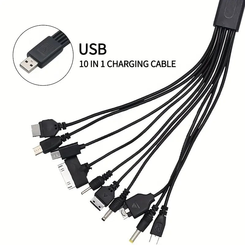 10-in-1 Multi-Functional Fast Charging Data Cable