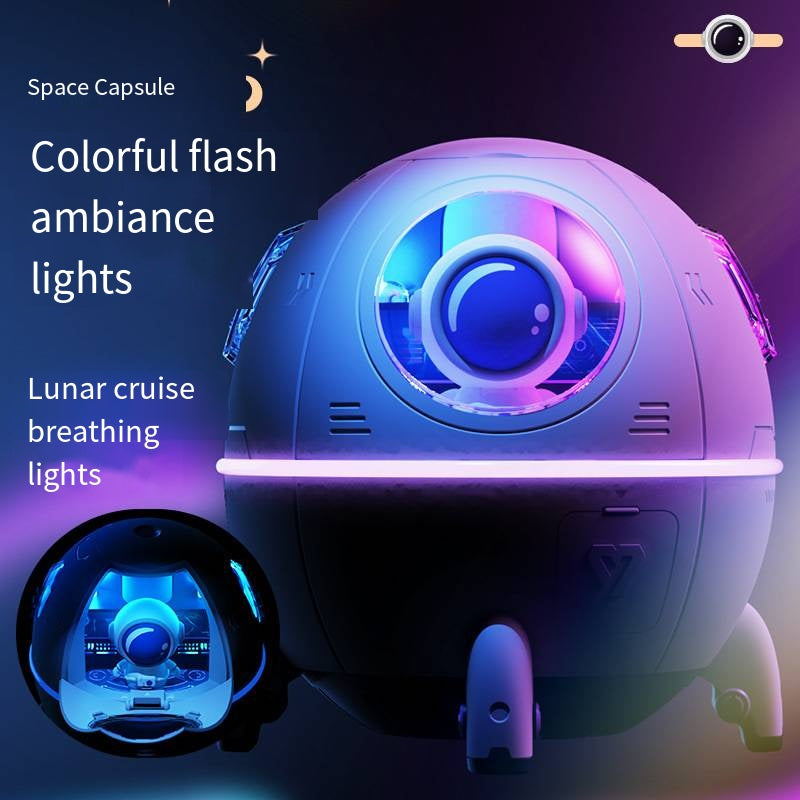 Humidificador de astronauta con luz nocturna y purificador de aire