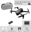 Mini dron con doble cámara para fotografía aérea (set)